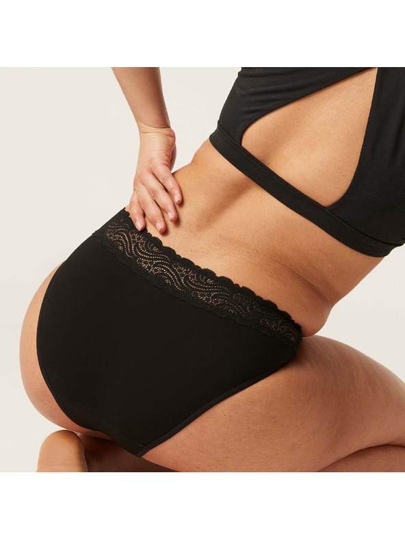 Modibodi Menštruačné nohavičky Modibodi Sensual Hi-Waist Bikini Light-Moderate