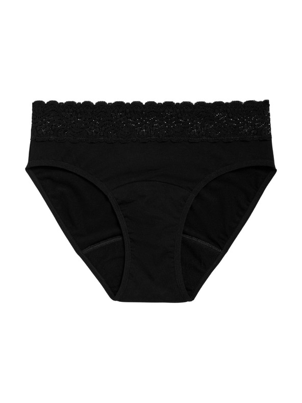 Modibodi Menštruačné nohavičky Modibodi Sensual Hi-Waist Bikini Light-Moderate