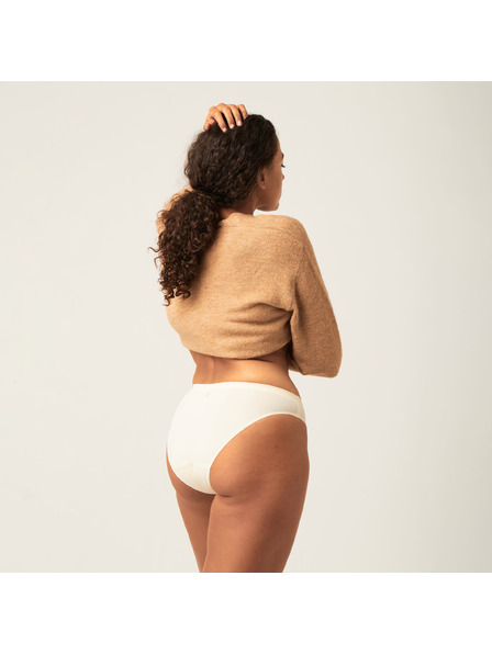 Modibodi Menštruačné nohavičky Modibodi Seamfree Bikini Moderate-Heavy Macadamia