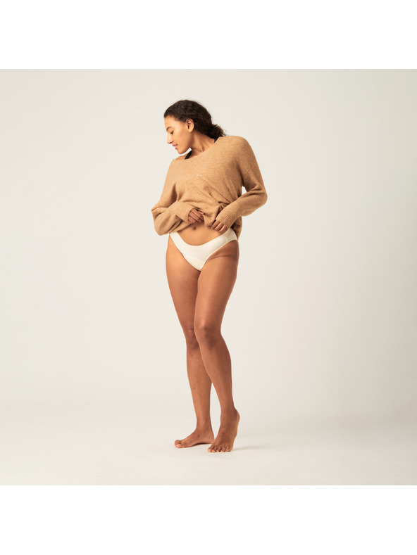 Modibodi Menštruačné nohavičky Modibodi Seamfree Bikini Moderate-Heavy Macadamia