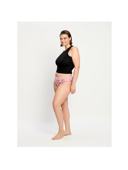 Modibodi Menštruačné nohavičky Modibodi Sensual Hi-Waist Bikini Moderate-Cassia Pink