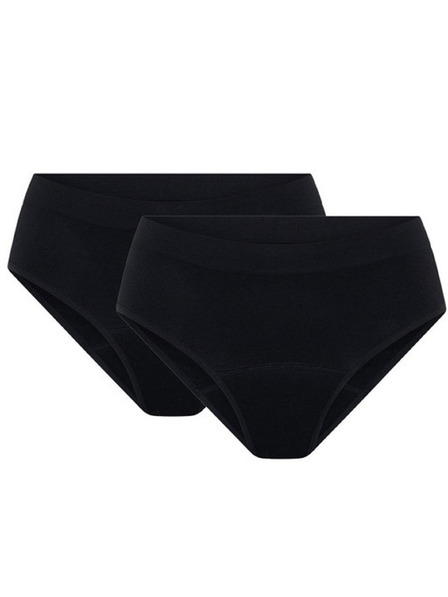 Modibodi Sada dvoch - menštruačné nohavičky Modibodi Soft Stretch Seamless Bikini Brief Moderate