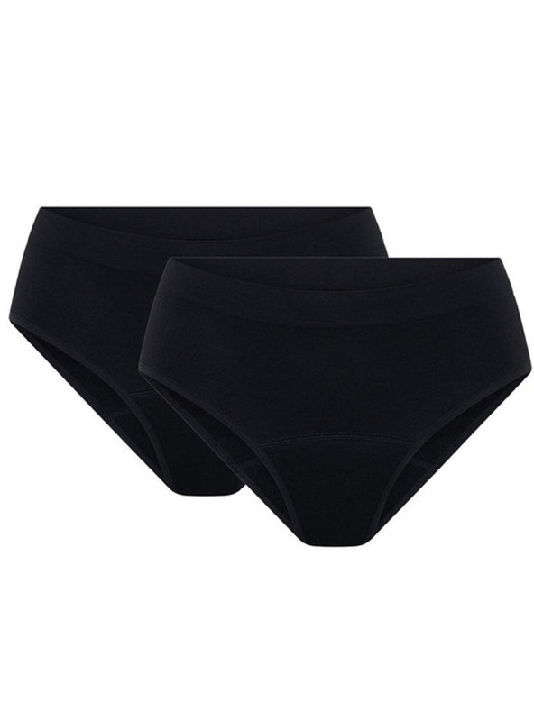 Modibodi Sada dvoch - menštruačné nohavičky Modibodi Soft Stretch Seamless Bikini Brief Moderate