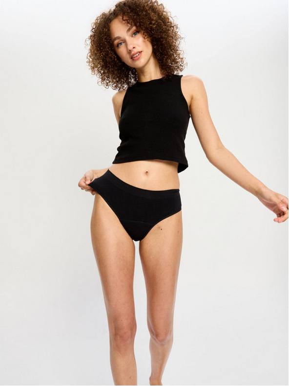Modibodi Sada dvoch - menštruačné nohavičky Modibodi Soft Stretch Seamless Bikini Brief Moderate