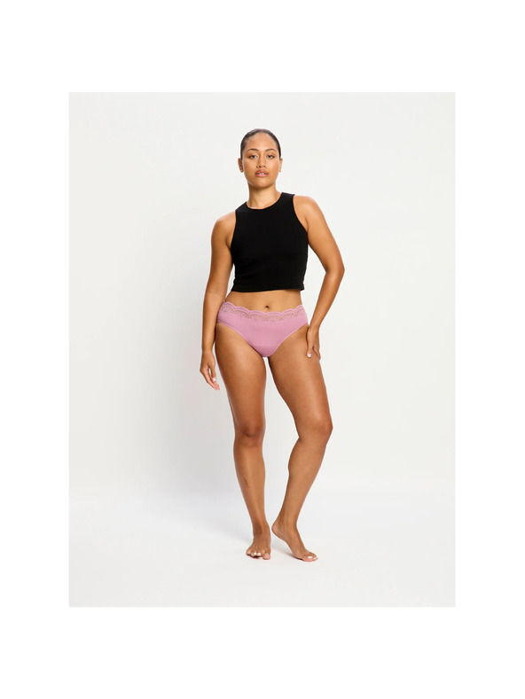 Modibodi Menštruačné nohavičky Modibodi Sensual Hi-Waist Bikini Light Dusky Orchid