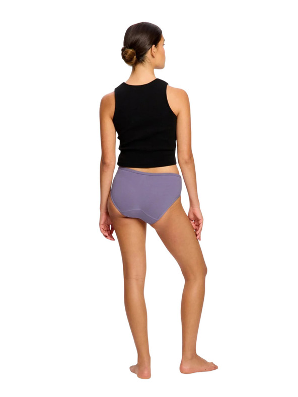 Modibodi Menštruačné nohavičky Modibodi Basic Mid-Rise Brief Moderate Purple Tonic