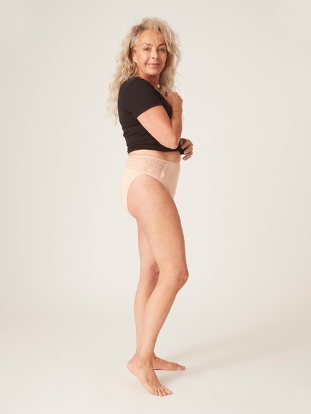 Modibodi Menštruačné nohavičky Modibodi Sensual French Cut Moderate-Heavy Beige