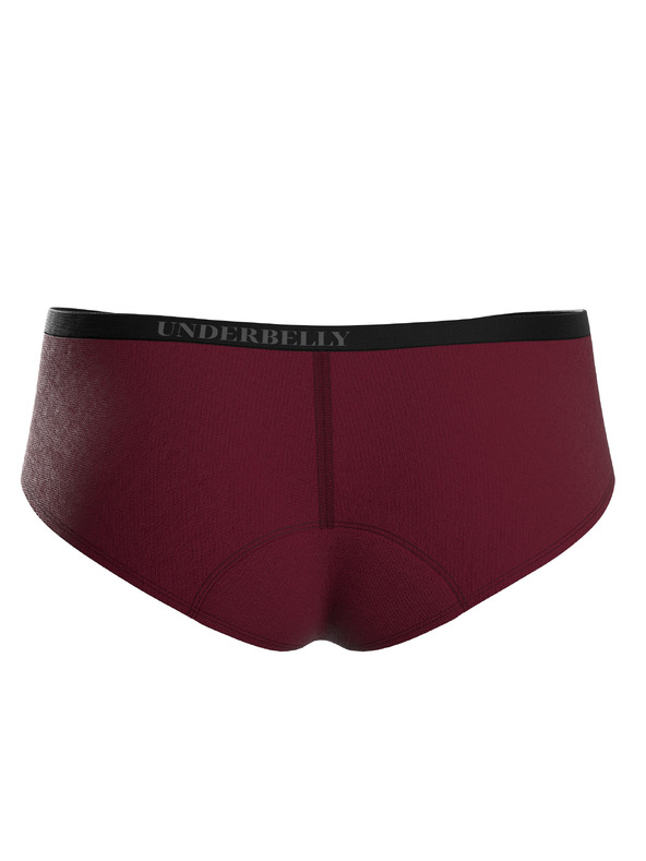 Underbelly Menštruačné nohavičky Underbelly Lowee červené