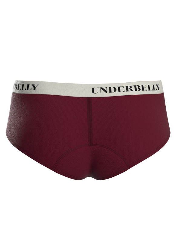 Underbelly Menštruačné nohavičky Underbelly Lowee červené