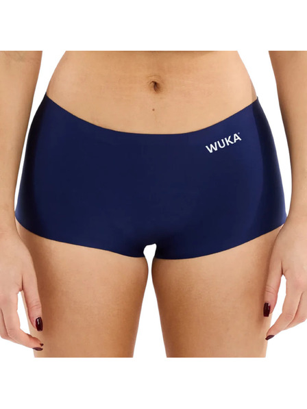WUKA Dievčenské menštruačné nohavičky Wuka Stretch Boxer Short Heavy bezšvové modré