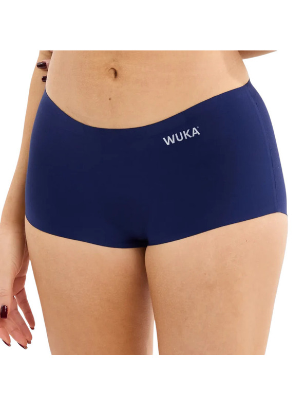 WUKA Dievčenské menštruačné nohavičky Wuka Stretch Boxer Short Heavy bezšvové modré