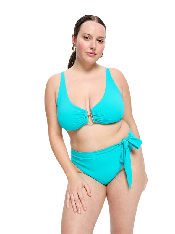 Modibodi Menštruačné plavky Modibodi Molokai Hi-Waist Tie Bottom Ocean spodný diel