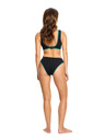Modibodi Menštruačné plavky Puma & Modibodi Hi-Leg Cheeky Bottom Super Black Orchid spodný diel