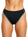 Modibodi Menštruačné plavky Puma & Modibodi Hi-Leg Cheeky Bottom Super Black Orchid spodný diel
