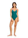 Modibodi Menštruačné plavky Puma & Modibodi Deep Plunge One Piece Super Emerald Ice