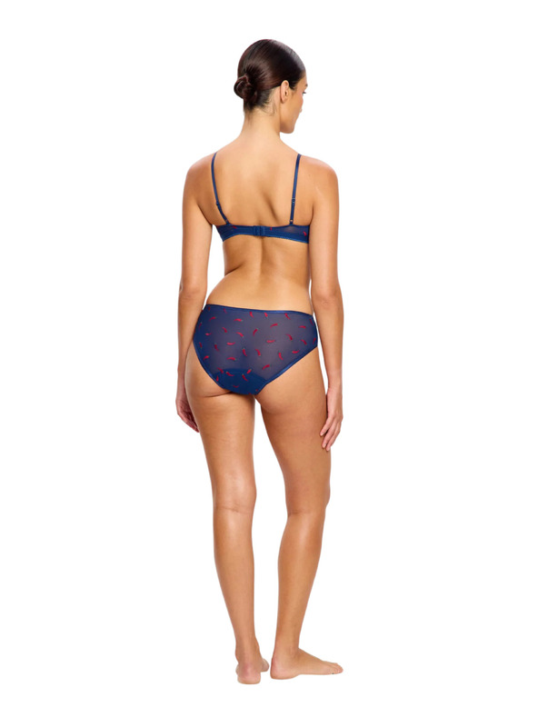 Modibodi Podprsenka Modibodi Intimates V Day V-Bralette Navy Chilli