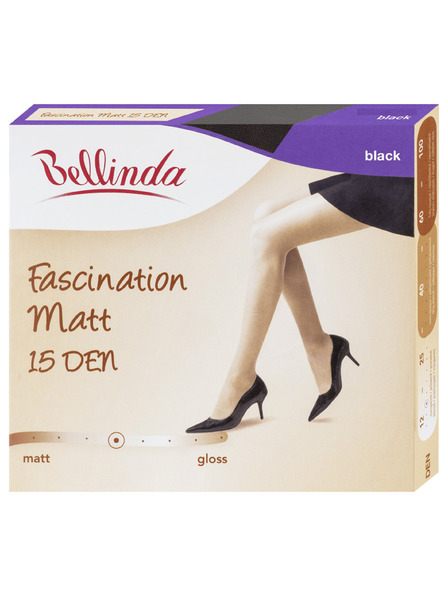 Bellinda Dámske silónové pančuchy Bellinda čierne