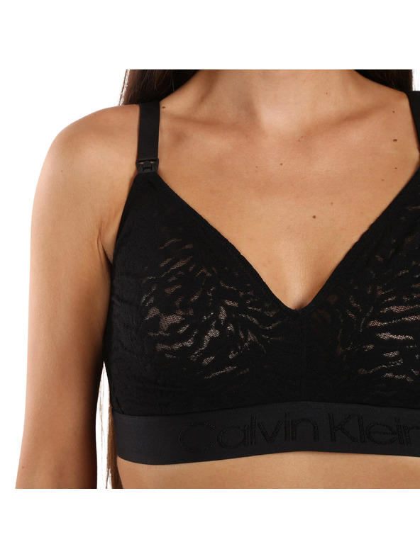 Calvin Klein Dámska podprsenka Calvin Klein dojčiaca čierna