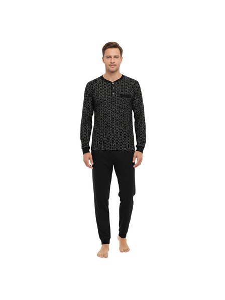 Gianvaglia Pánske pyžamo Gianvaglia viacfarebné (2501/black)