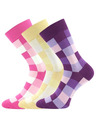 Lonka Sada tri - veselé ponožky Lonka viacfarebné