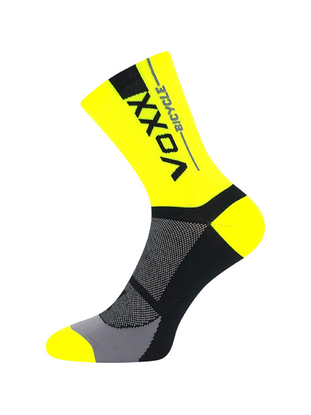 VoXX Ponožky VoXX cyklistické neón žlté