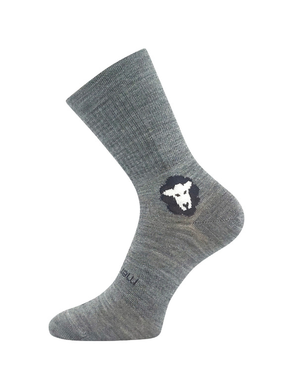 VoXX Sada troch - ponožky VoXX merino svetlo sivé