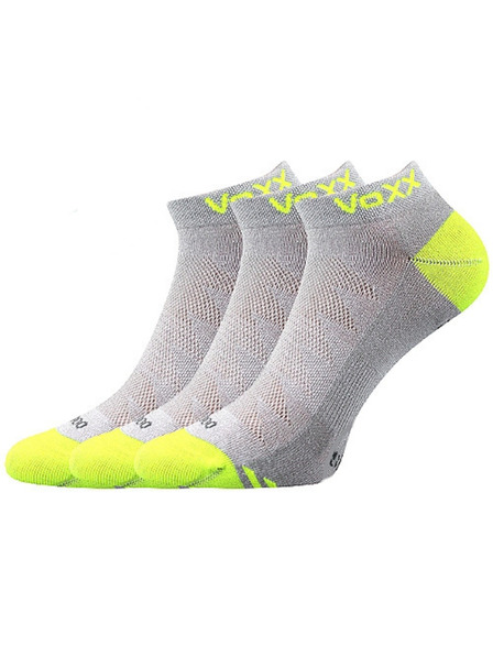 VoXX Sada troch - ponožky VoXX bambusové svetlo sivé