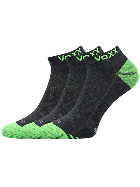 VoXX Sada troch - ponožky VoXX bambusové tmavo sivé