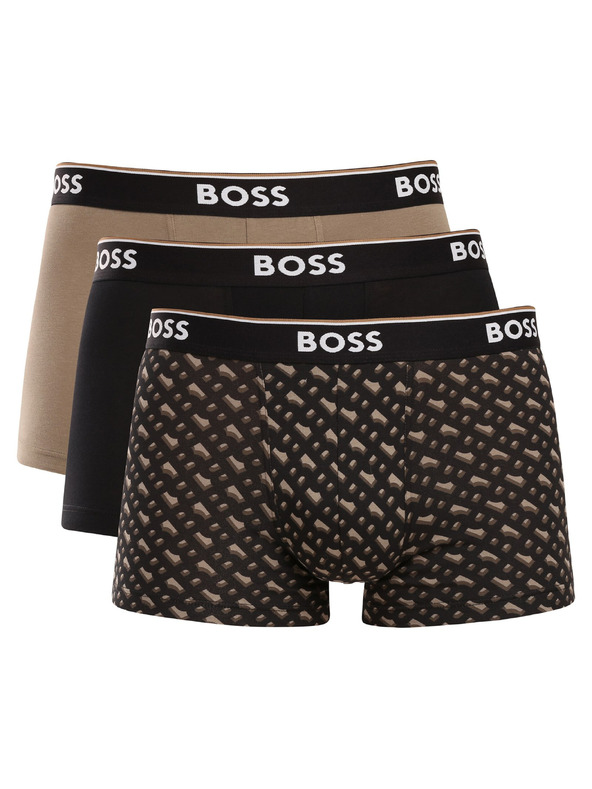 BOSS Sada troch - pánske boxerky BOSS viacfarebné