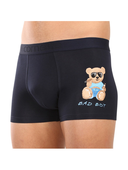 Cornette Pánske boxerky Cornette Tattoo modré (280/246)
