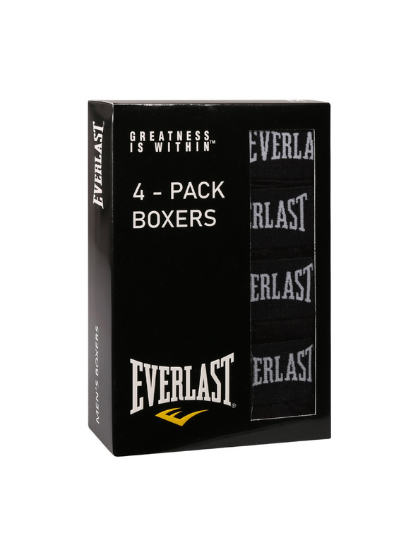 Everlast Sada štyroch - pánske boxerky Everlast čierne