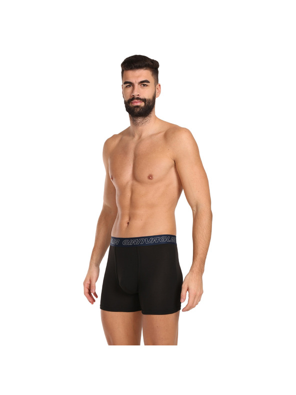 Gianvaglia Sada piatich - pánske boxerky Gianvaglia čierne