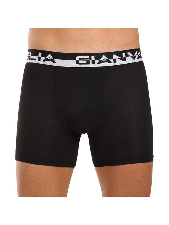 Gianvaglia Sada piatich - pánske boxerky Gianvaglia čierne