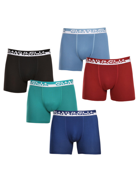 Gianvaglia Sada piatich - pánske boxerky Gianvaglia viacfarebné