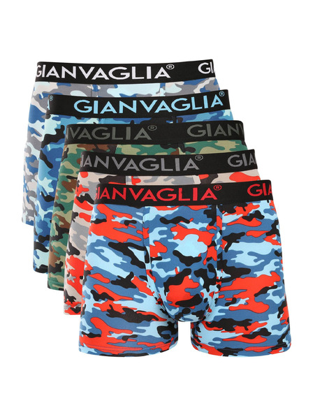 Gianvaglia Sada piatich - pánske boxerky Gianvaglia viacfarebné