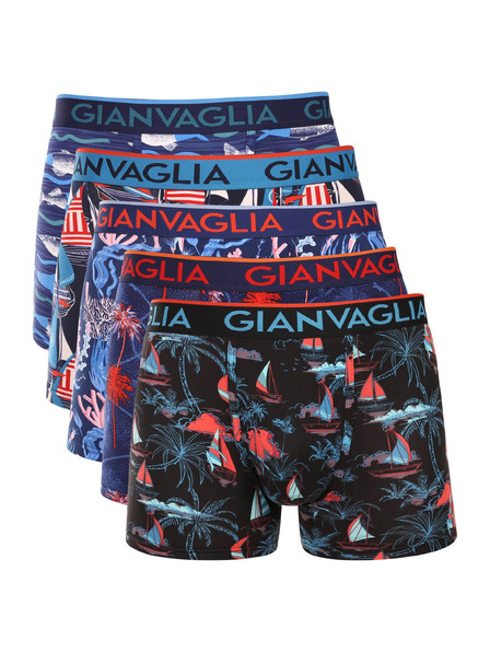 Gianvaglia Sada piatich - pánske boxerky Gianvaglia viacfarebné