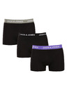 Jack & Jones Sada troch - pánske boxerky Jack and Jones čierne