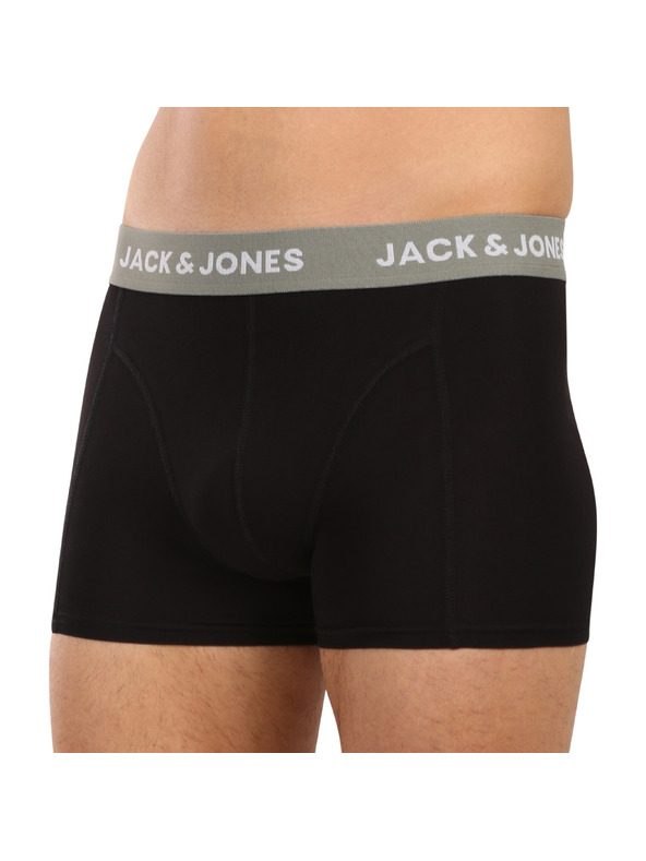Jack & Jones Sada troch - pánske boxerky Jack and Jones čierne