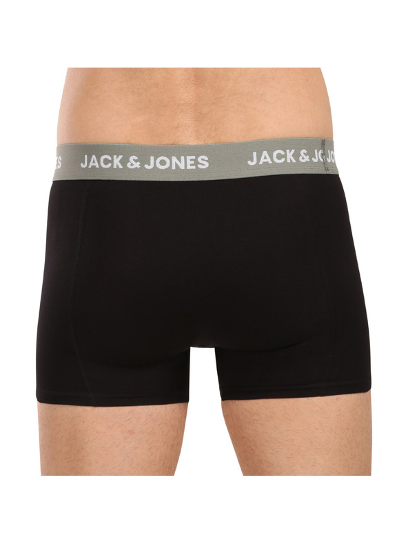 Jack & Jones Sada troch - pánske boxerky Jack and Jones čierne