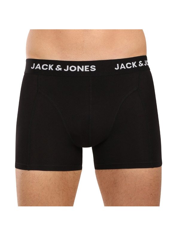 Jack & Jones Sada troch - pánske boxerky Jack and Jones čierne