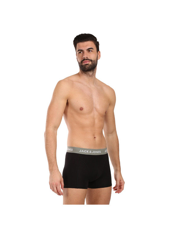 Jack & Jones Sada troch - pánske boxerky Jack and Jones čierne