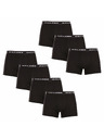 Jack & Jones Sada siedmich - pánske boxerky Jack and Jones čierne