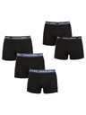 Jack & Jones Sada piatich - pánske boxerky Jack and Jones čierne