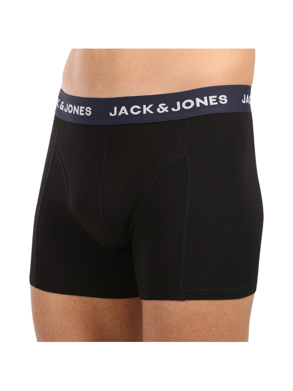 Jack & Jones Sada piatich - pánske boxerky Jack and Jones čierne