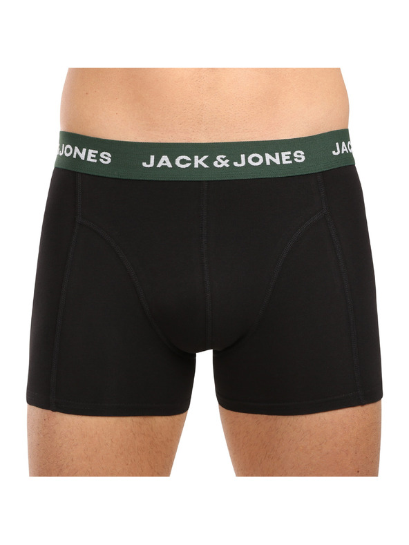 Jack & Jones Sada piatich - pánske boxerky Jack and Jones čierne