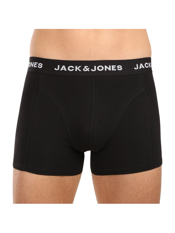 Jack & Jones Sada piatich - pánske boxerky Jack and Jones čierne