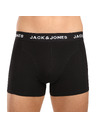 Jack & Jones Sada piatich - pánske boxerky Jack and Jones čierne
