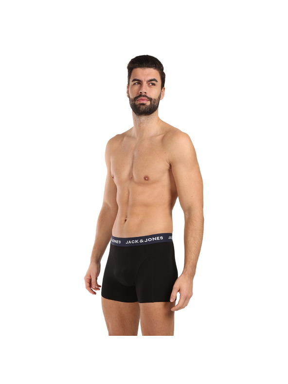 Jack & Jones Sada piatich - pánske boxerky Jack and Jones čierne
