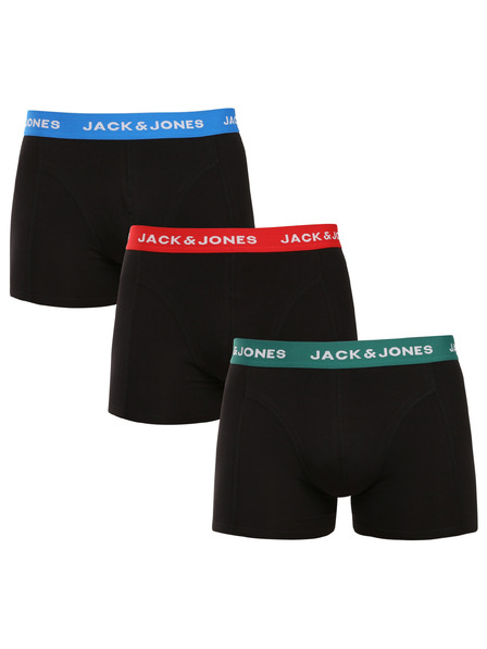 Jack & Jones Sada troch - pánske boxerky Jack and Jones čierne