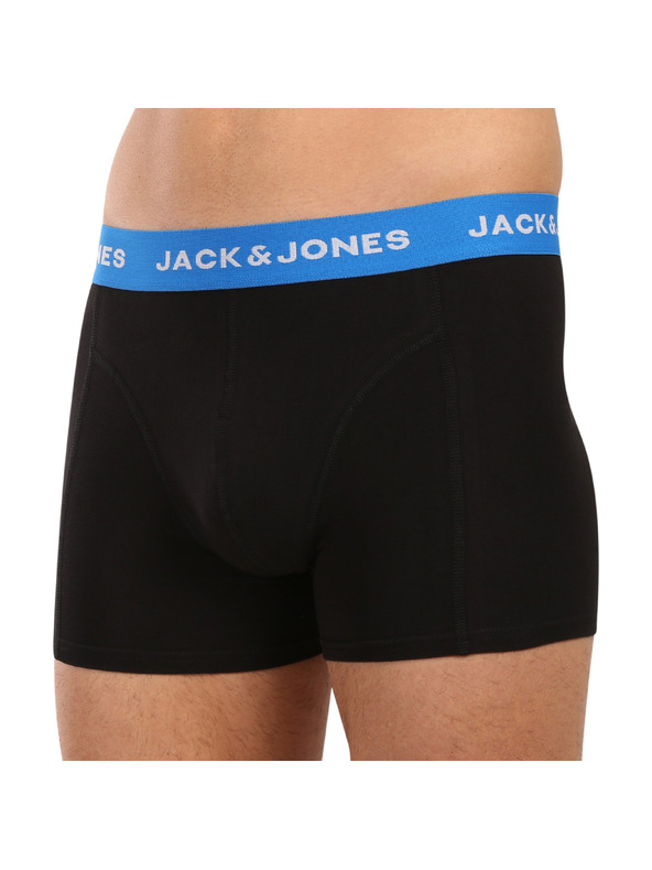 Jack & Jones Sada troch - pánske boxerky Jack and Jones čierne